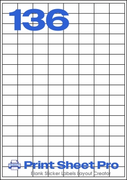 136UP 136UP_25.4x16.9_22045 template for 3 Labels