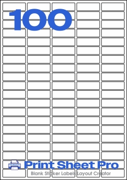 100UP 100UP_38x13_A4-109 template for TJ Labels