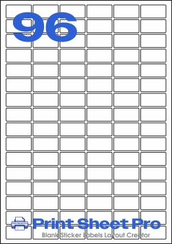 96UP 96UP_31x16_A4-125 template for TJ Labels