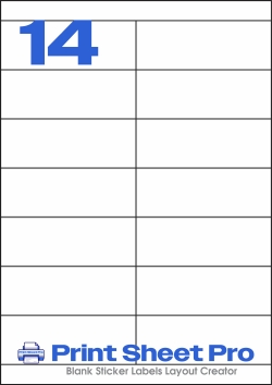 14UP 14UP_105x38_TW-2514 template for TANEX