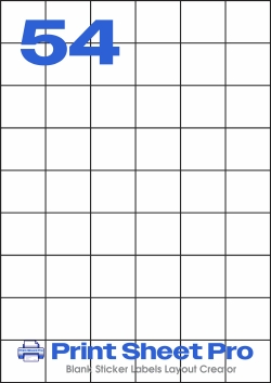 54UP 54UP_35x33_TW-2054 template for TANEX