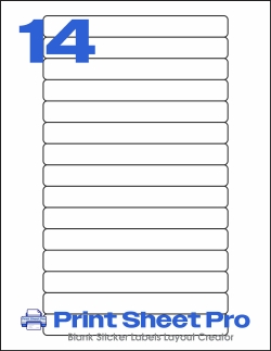 14UP WL-1150 template for World Label