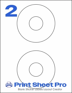 2UP WL-1200 template for World Label