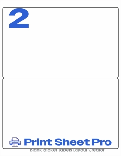 2UP WL-159 template for World Label