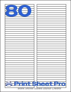 80UP WL-1825 template for World Label