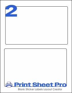 2UP WL-369 template for World Label