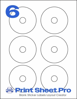 6UP WL-5600 template for World Label
