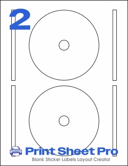 2UP WL-5625 template for World Label